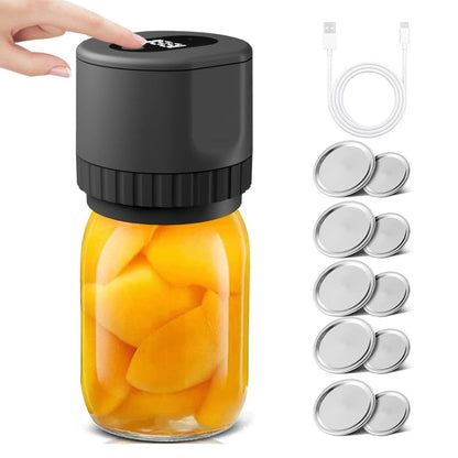Skorter | AirLock Go – Compact, Wireless Food Preserver with LED Display