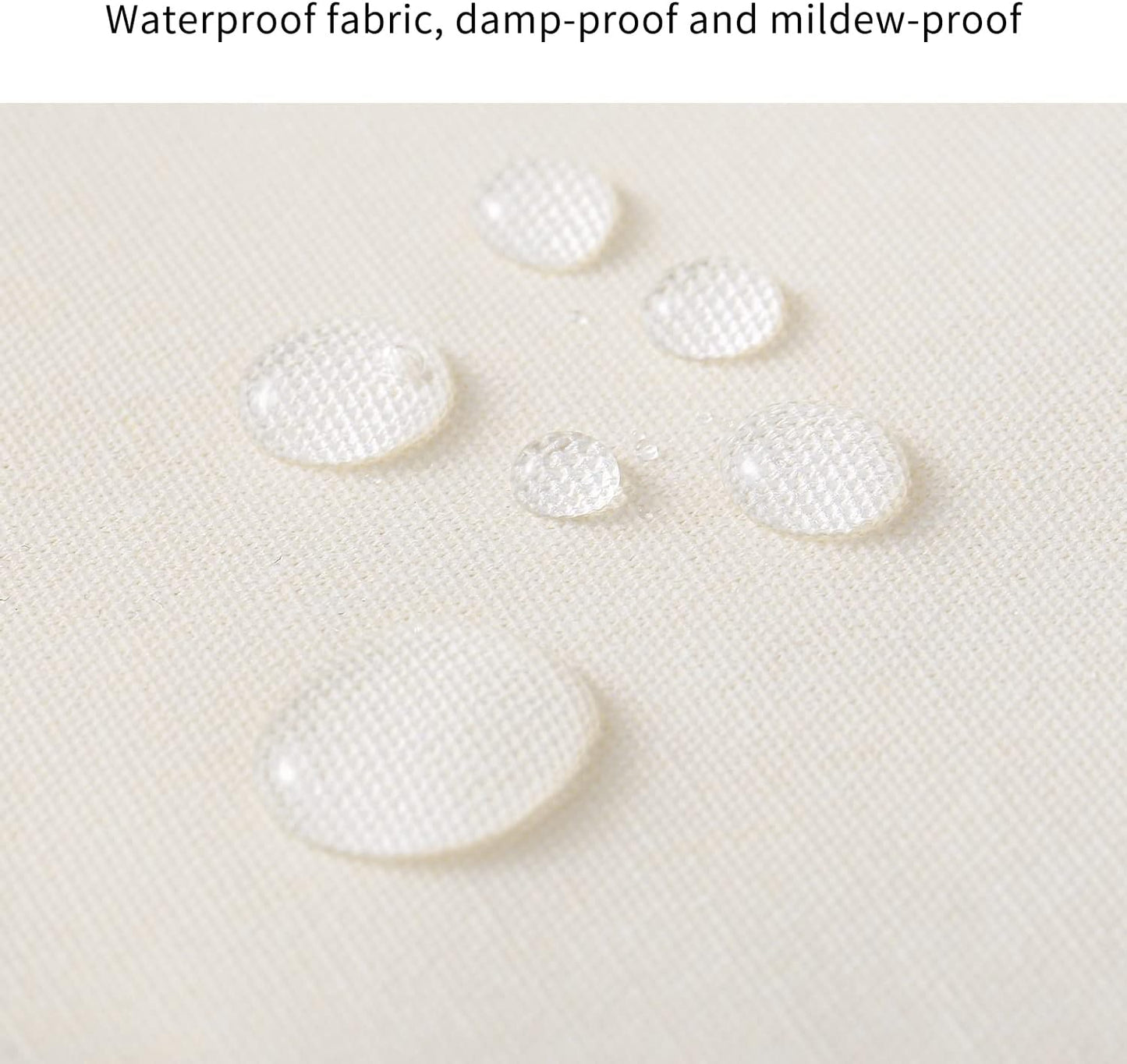 Skorter | Canvas Clothes Storage Organiser Set – Dual Zipper Bag with Handles & Window