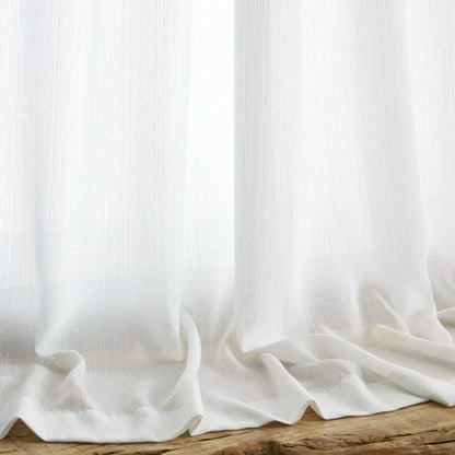Skorter | Vera - Crinkled Textures Semi-transparent Curtains Soft Drapes
