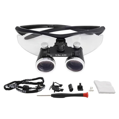 Skorter | Dental Loupes Magnifier with & LED Headlight for Precision Work