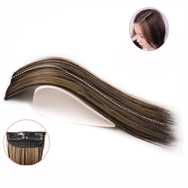 Skorter | Invisible And Natural Fluffy Front Side Clip-In Bangs Hair Wig Extensions
