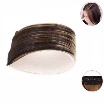 Skorter | Invisible And Natural Fluffy Front Side Clip-In Bangs Hair Wig Extensions
