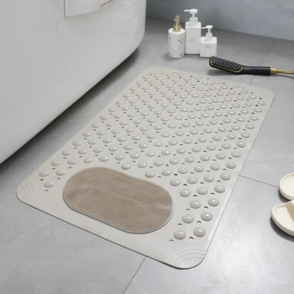 Skorter | Anti-Slip Shower Mat with Integrated Foot Scrubber – Safe, Comfortable & Quick-Drying Design