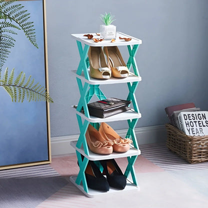 Skorter | Multifunctional and Foldable Shoe Rack for Space-Saving Storage