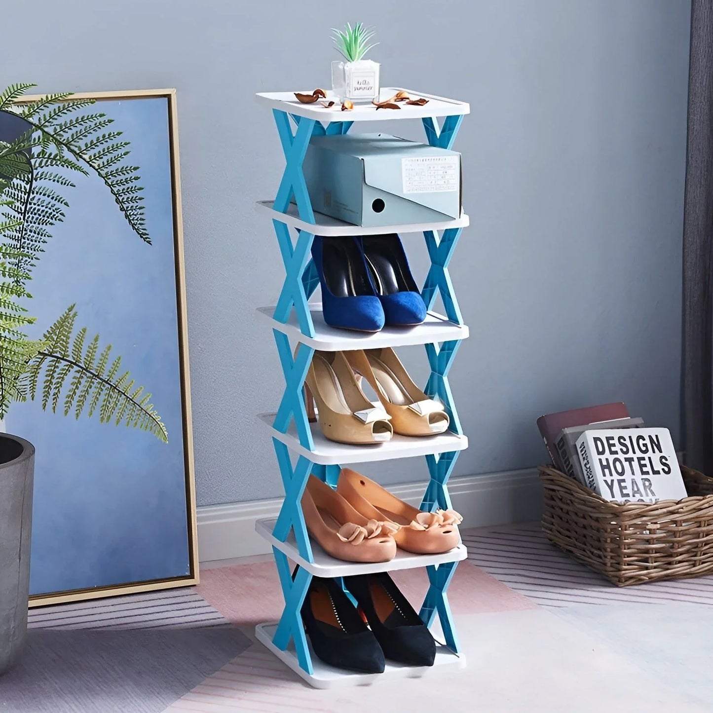 Skorter | Multifunctional and Foldable Shoe Rack for Space-Saving Storage