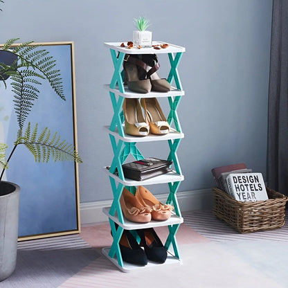 Skorter | Multifunctional and Foldable Shoe Rack for Space-Saving Storage