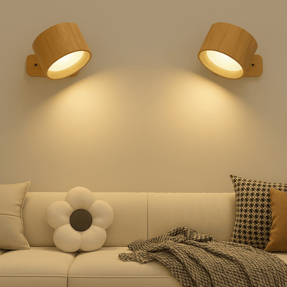 Skorter | Battery Operated Wall Light | Rechargeable, 360° Adjustable & Wireless for Modern Interiors