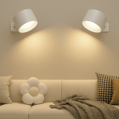 Skorter | Battery Operated Wall Light | Rechargeable, 360° Adjustable & Wireless for Modern Interiors