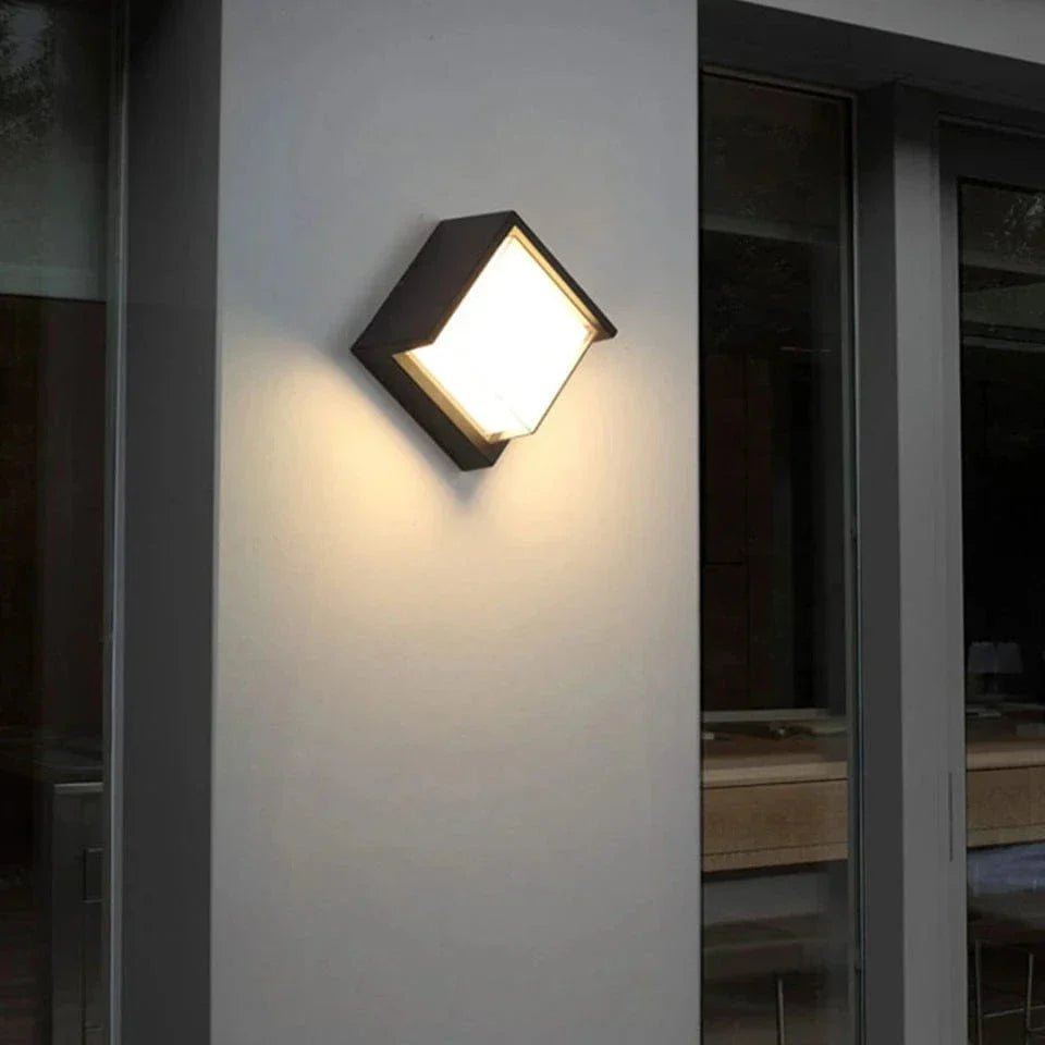 Skorter | LED Outdoor Wall Light | Waterproof, PIR Motion Sensor for Balconies, Porches & Gardens
