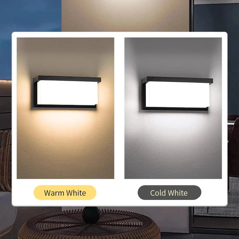 Skorter | LED Outdoor Wall Light | Waterproof, PIR Motion Sensor for Balconies, Porches & Gardens