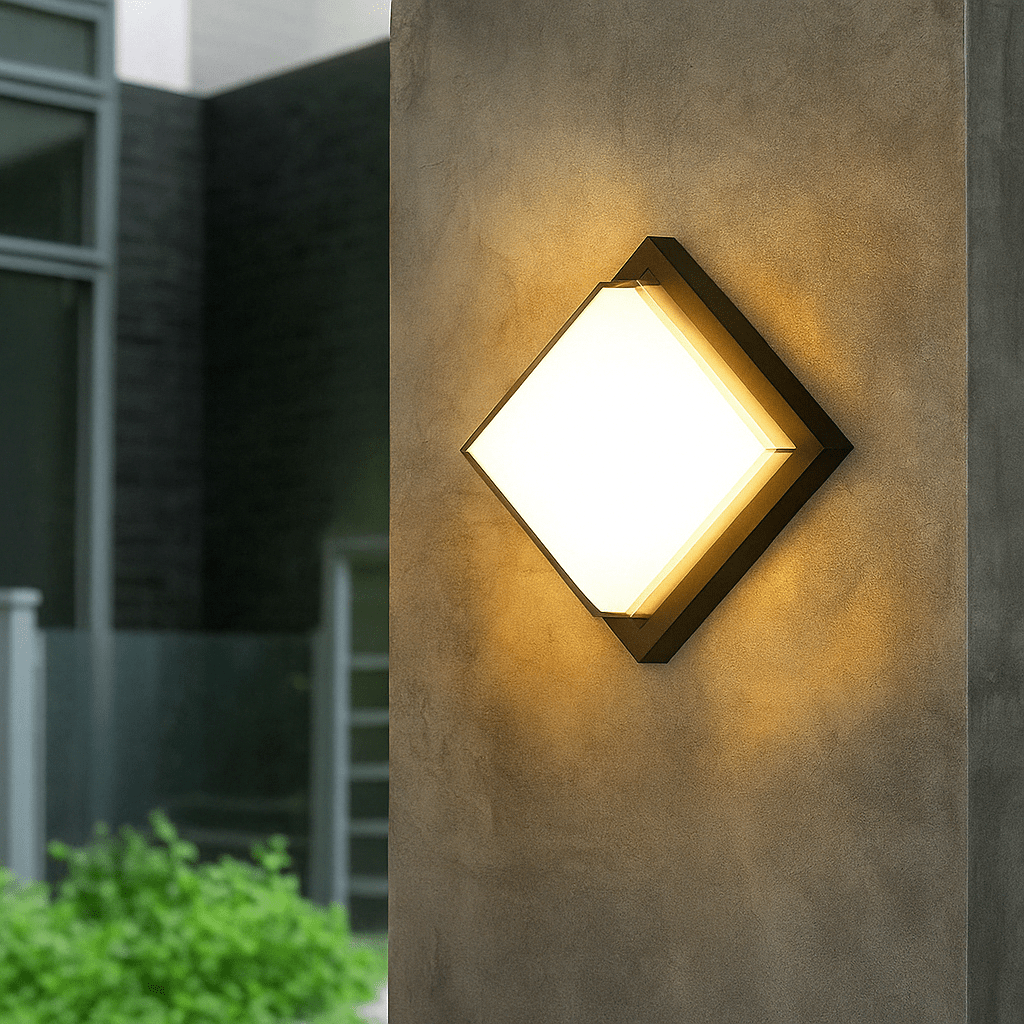 Skorter | LED Outdoor Wall Light | Waterproof, PIR Motion Sensor for Balconies, Porches & Gardens