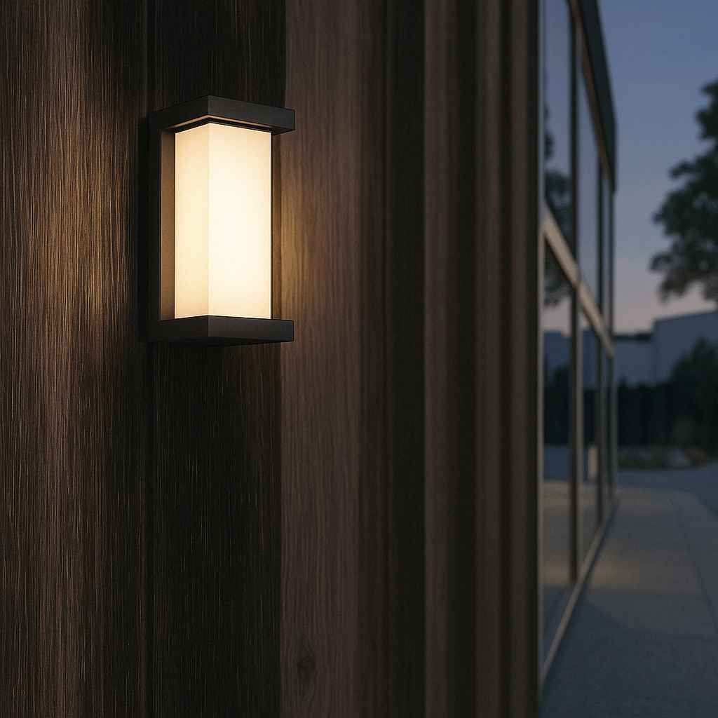 Skorter | LED Outdoor Wall Light | Waterproof, PIR Motion Sensor for Balconies, Porches & Gardens
