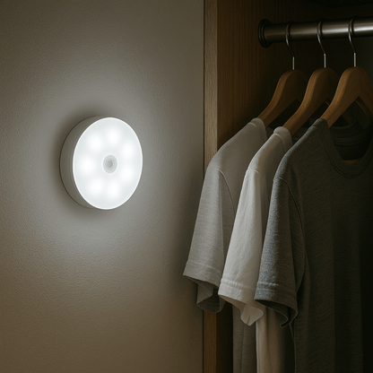 Skorter | Rechargeable Motion Sensor LED Light | Energy-Saving, USB Rechargeable & Ideal for Hallways, Stairs, Wardrobes & Cupboards
