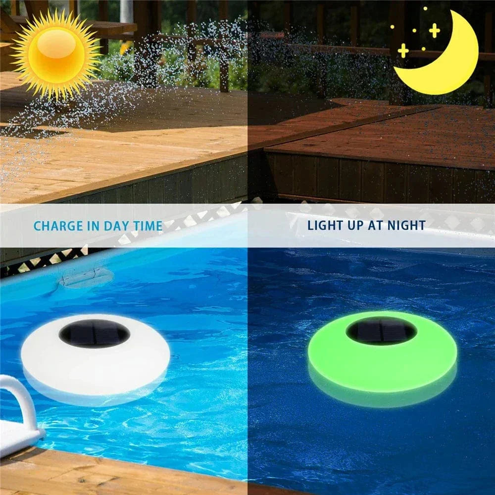 Skorter | Solar Floating LED Pool Lights – Colour Changing Waterproof Inflatable Garden Lights