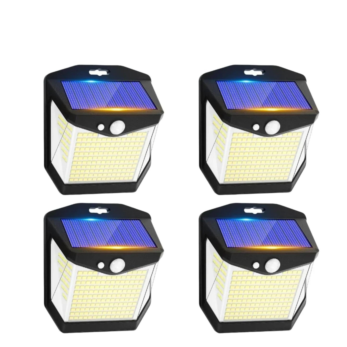 Skorter | 2x Solar LED Wall Light with Motion Sensor | Waterproof, 270° Wide Angle & 3 Modes for Outdoor Security in Gardens and Yards