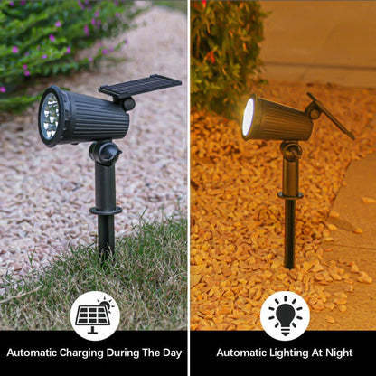 Skorter | Solar-Powered LED Garden Spotlight | Weather-Resistant, Adjustable & Ideal for Pathways, Patios & Outdoor Spaces