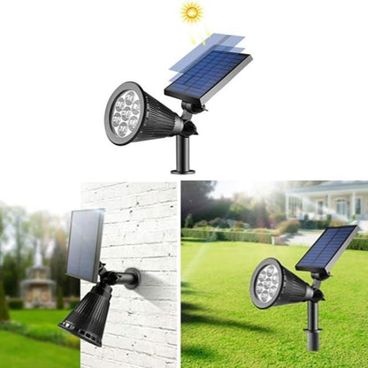 Skorter | Solar-Powered LED Garden Spotlight | Weather-Resistant, Adjustable & Ideal for Pathways, Patios & Outdoor Spaces