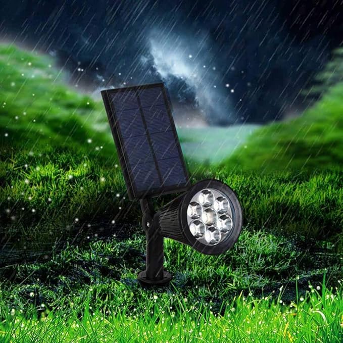 Skorter | Solar-Powered LED Garden Spotlight | Weather-Resistant, Adjustable & Ideal for Pathways, Patios & Outdoor Spaces