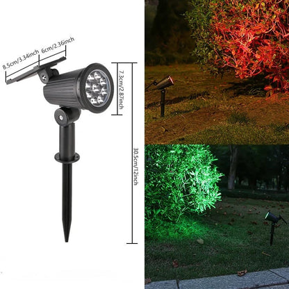 Skorter | Solar-Powered LED Garden Spotlight | Weather-Resistant, Adjustable & Ideal for Pathways, Patios & Outdoor Spaces