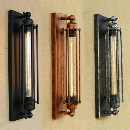 Skorter | Vintage Wall-Mounted LED Light – Timeless Design with Elegant Matte Black Finish