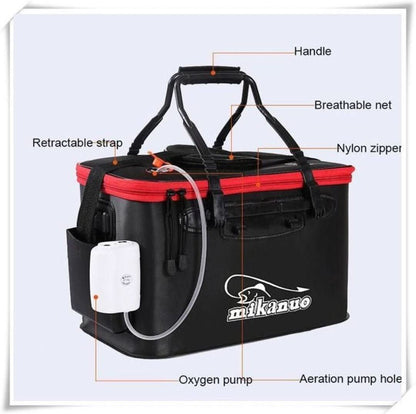 Skorter | Fish Container | Collapsible & Waterproof Fishing Bucket