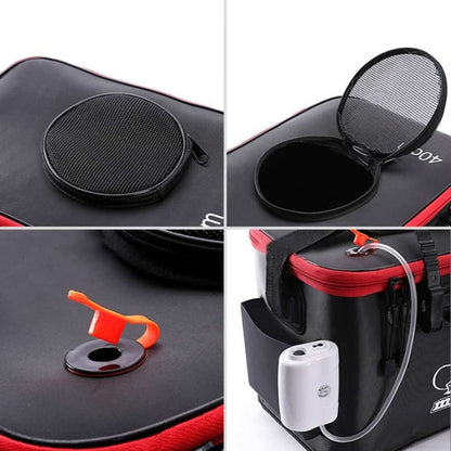 Skorter | Fish Container | Collapsible & Waterproof Fishing Bucket