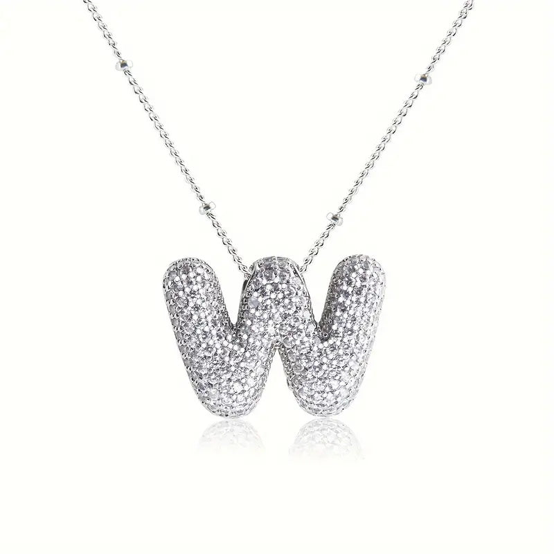 Skorter | Alphabet-Diamond-Pendant-Necklace