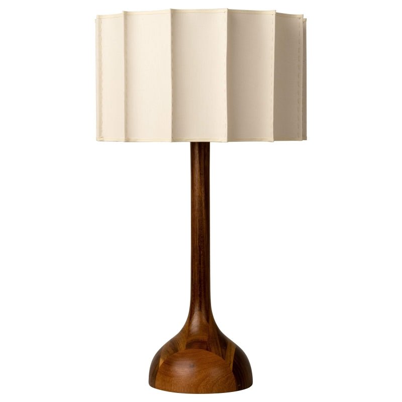 Wabi Sabi Designer Wood Table Lamp - SKØRTER