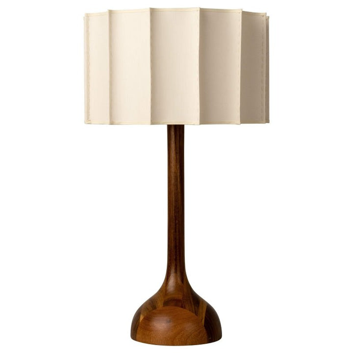 Wabi Sabi Designer Wood Table Lamp - SKØRTER