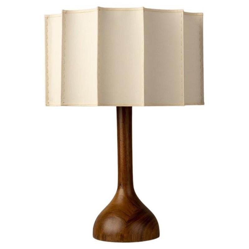 Wabi Sabi Designer Wood Table Lamp - SKØRTER