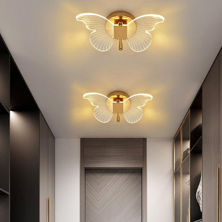 Skorter | Butterfly-Shaped LED Wall Lamp with Three Lighting Modes