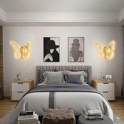 Skorter | FloraVyne LED Wall Light – Butterfly-shaped design lamp with 3 light modes energy-saving and elegant