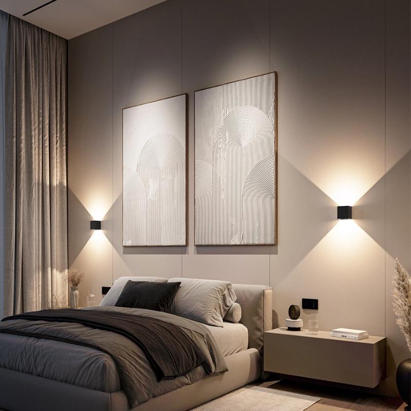 Skorter | LumiGuard - LED-vägglampa med varmt ljus