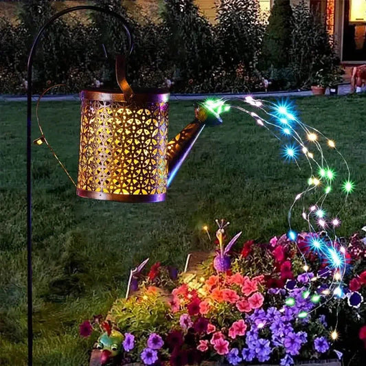 Skorter | Watering Can Solar Garden Light - Copper, Solar Powered