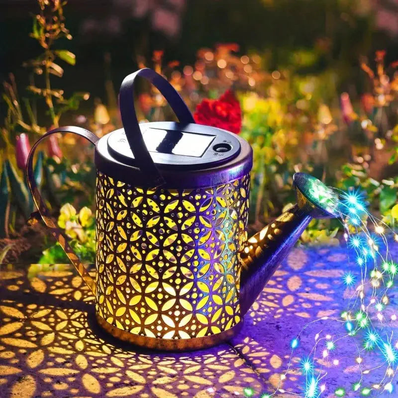 Skorter | Watering Can Solar Garden Light - Copper, Solar Powered