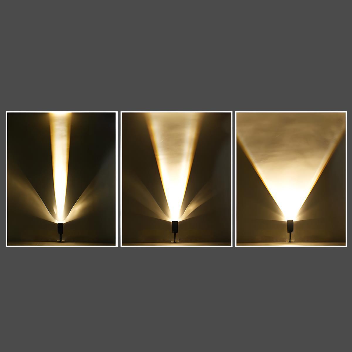 Skorter | Waterproof Solar LED Multi-Zoom Spot Light | Adjustable Zoom. Eco-Friendly & Ideal for Garden and Outdoor Landscape Lighting