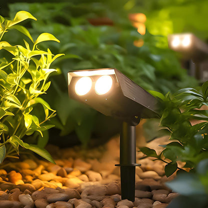 Skorter | Waterproof Solar LED Multi-Zoom Spot Light | Adjustable Zoom. Eco-Friendly & Ideal for Garden and Outdoor Landscape Lighting