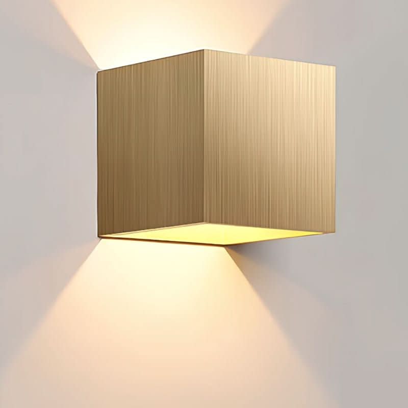 Skorter | Weatherproof Cube Wall Light – Up Down LED Outdoor Lamp