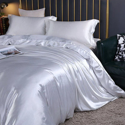Skorter | Elegant Satin Silk Bedding Set - Luxurious Comfort for Every Night