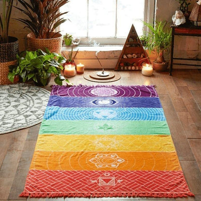 Skorter | 7 Chakra Rainbow Yoga Mat