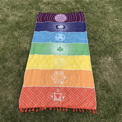 Skorter | 7 Chakra Rainbow Yoga Mat