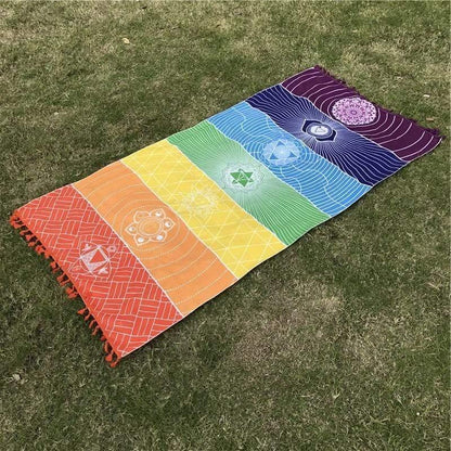Skorter | 7 Chakra Rainbow Yoga Mat