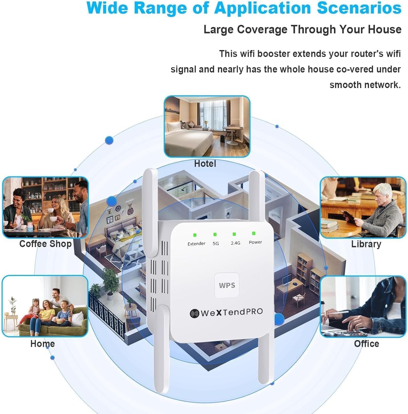 Skorter | 5G WiFi Booster – Top WiFi Extender for Faster, Stronger Connection in the UK