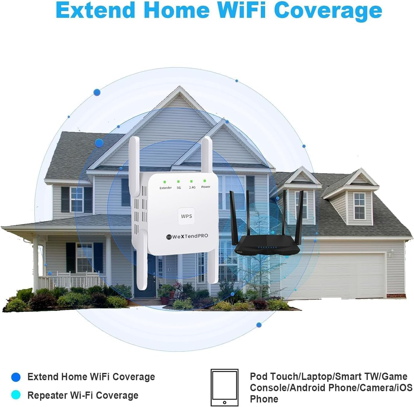 Skorter | 5G WiFi Booster – Top WiFi Extender for Faster, Stronger Connection in the UK
