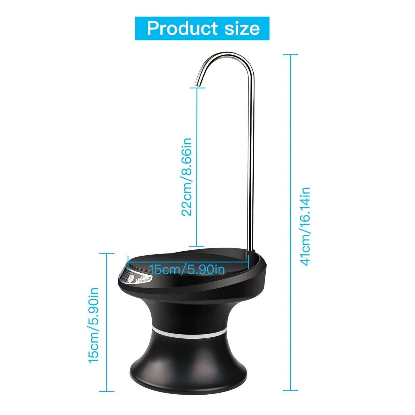Skorter | Wireless Electric Drinking Water Bottle Pump Dispenser