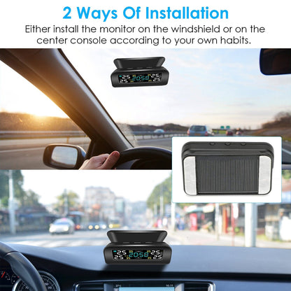 Skorter | Wireless solar-powered tire pressure monitoring system Tire pressure with sensors Temperature alarm