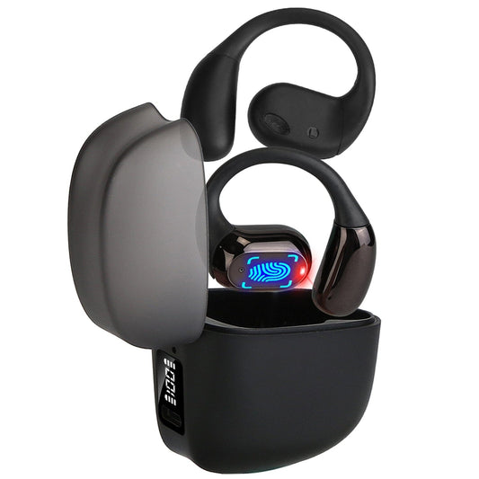 Skorter | Wireless V5.4 Open Ear Earbuds with Ear Hook LED Display Charging Case