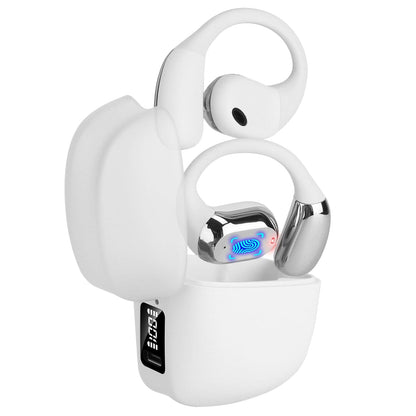 Skorter | Wireless V5.4 Open Ear Earbuds with Earlook LED Display Charging Case