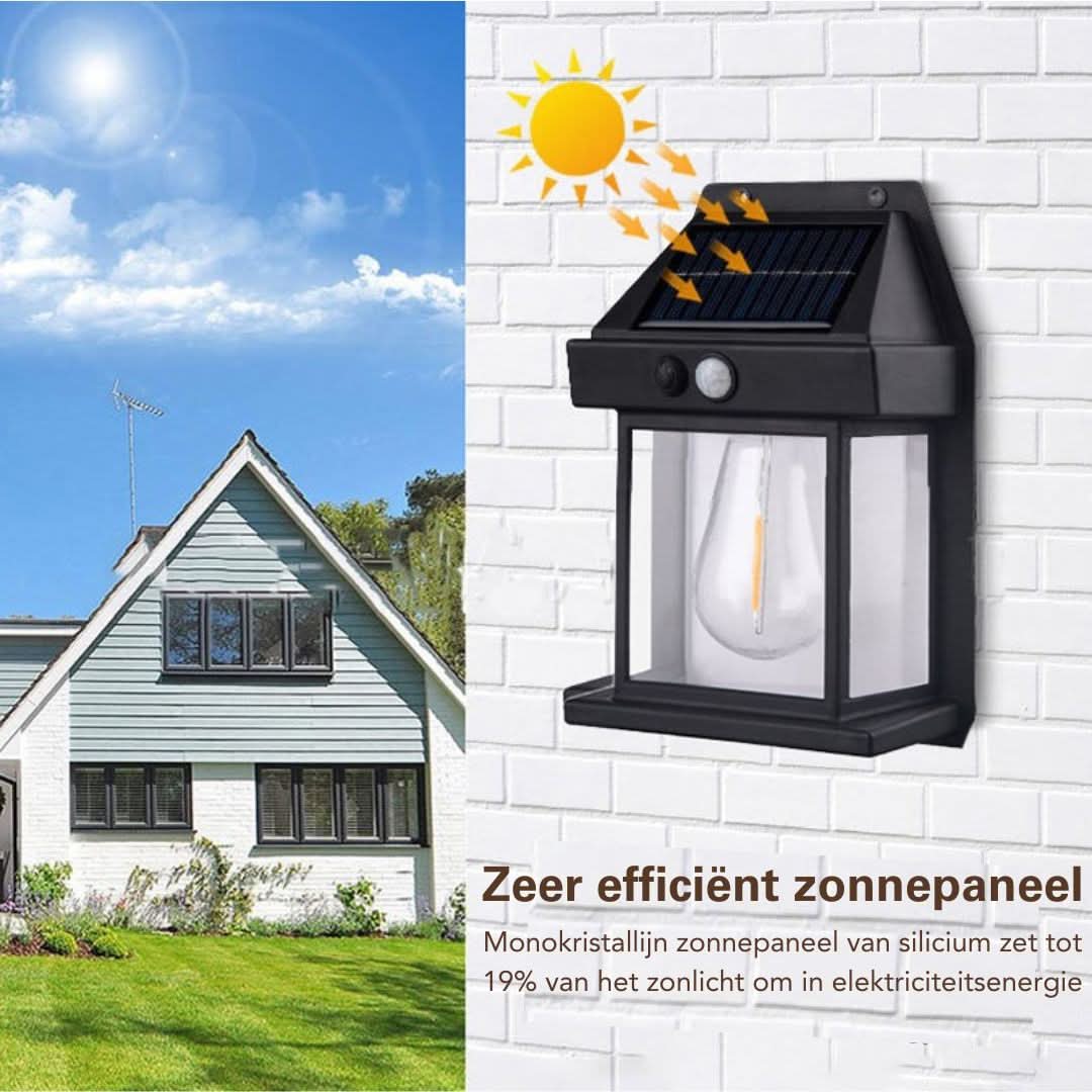 Skorter | Wolfram | Wall Lamp Powered by Solar Energy