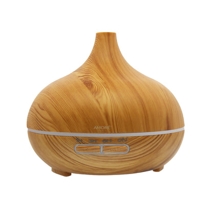 Skorter | Wood Ultrasonic Cold Mist Diffuser With 7 Color LED Lights
